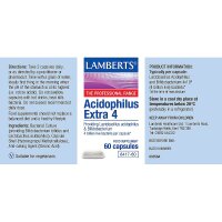 Lamberts Acidophilus Extra 4 60 veg. Kapseln