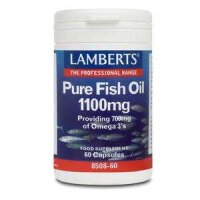 Lamberts Pure Fish Oil 1100mg 60 Softgels