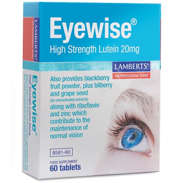 Lamberts EYEWISE® Hochdosiertes Lutein 20mg 60 Tabletten