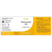 woscha Niacinamid 500 90 Embo-Caps (vegan)(53g)