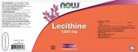 NOW Foods Lecithine [Lezithin] 1200mg 100 Softgels