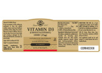 Solgar Vitamin D3 1000 IU (25mcg) 90 Tabletten