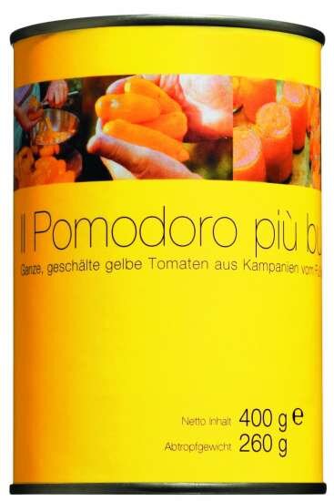 Il pomodoro più buono Pomodoro giallo Marzanello Gelbe Tomaten, ganz & geschält 3x400 g Dose