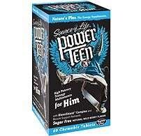 Natures Plus Source of Life Power Teen for Him 60 Lutschtabletten (vegan)