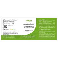 woscha Mariendistel Extrakt Plus 60 veg. K-CAPS® (35g)(vegan)